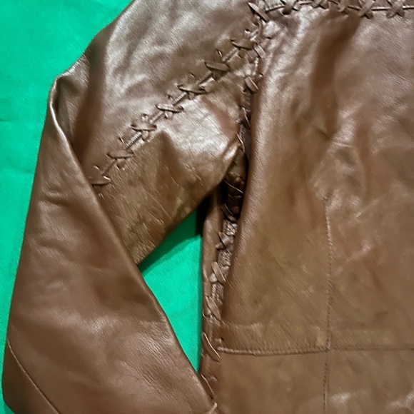 BEBE genuine leather jacket - Picture 4 of 10